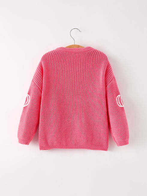 fall-girls-thanksgiving-halloween-pumpkin-pink-pullover-sweater Sophia's Style-2